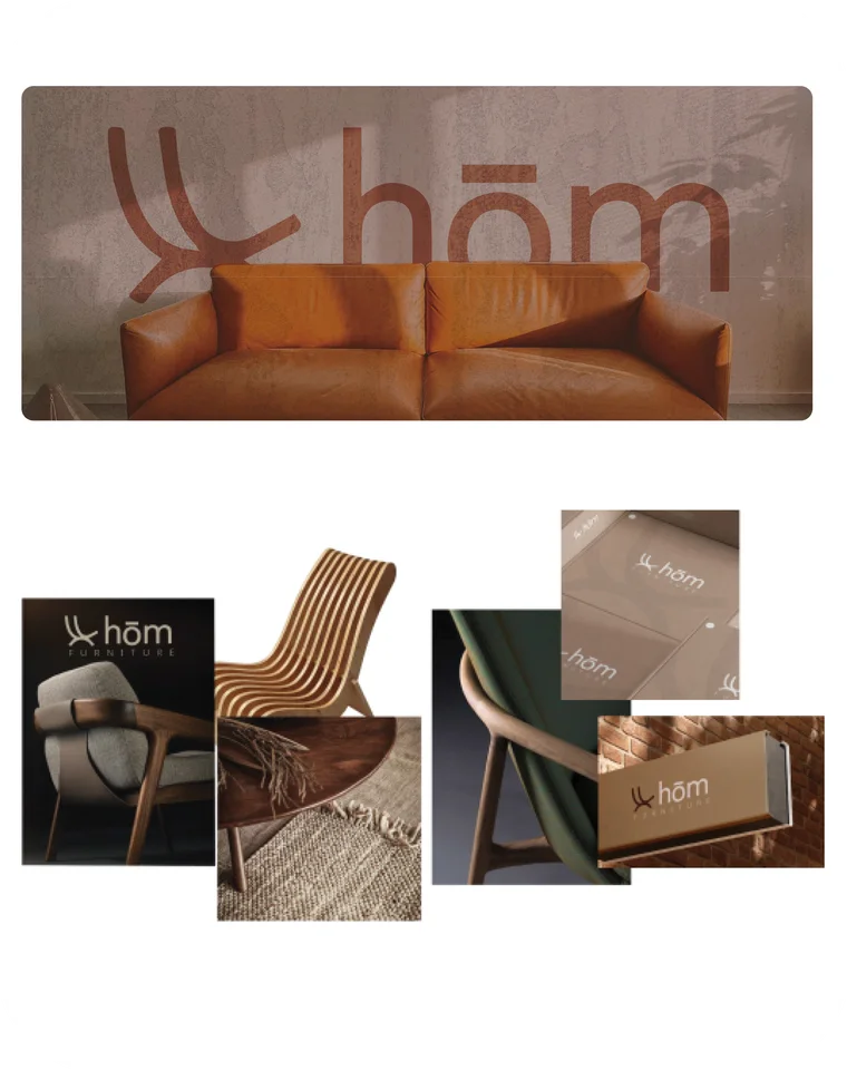 hōm furniture: brand identity