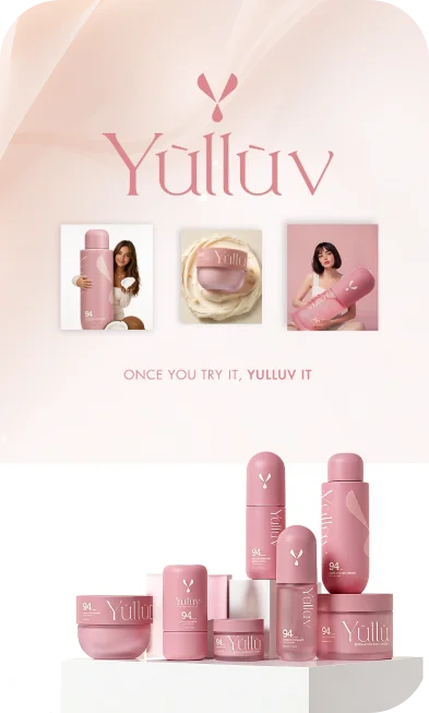 Yulluv: skincare brand identity
