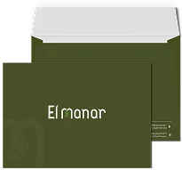 El Manar envelopes in green