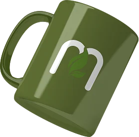 An El Manar mug in leaf green