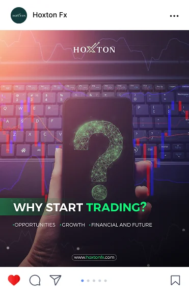 Hoxton FX post: Why start trading? A glowing question mark over a keyboard, opportunities, growth and financial future