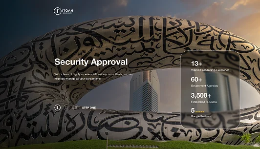 Itqan Community page: the Security Approval hero with Itqan's key figures