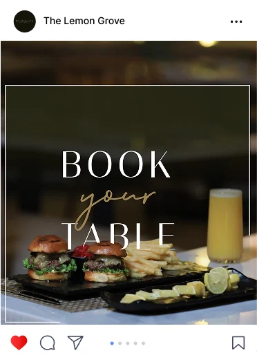 Post: Book Your Table, over burgers and fresh juice
