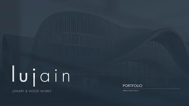 Portfolio cover: lujain, Joinery & Wood Works, in navy