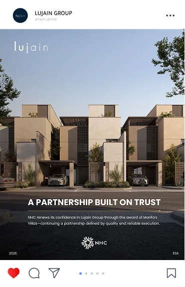 Post: A Partnership Built on Trust, NHC awards Lujain Group the Marafa Villas