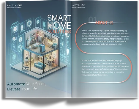 Profile spread: Smart Home solutions facing About Us